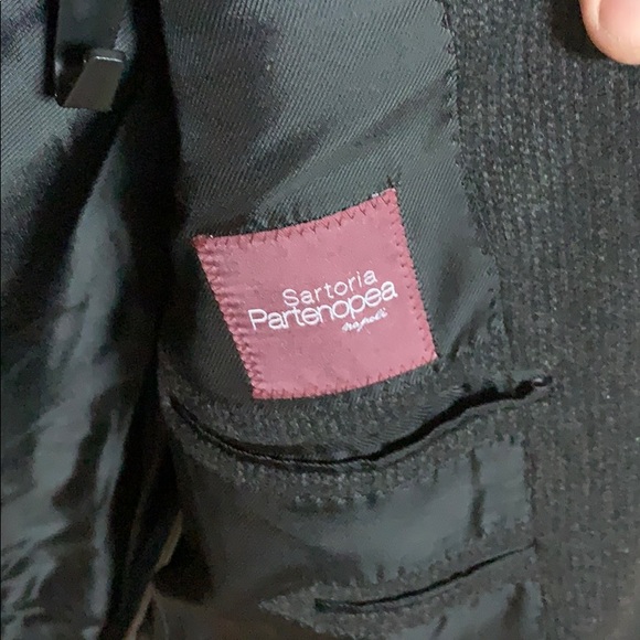 Sartorial Partenopea Cashmere Blazer Charcoal - Picture 2 of 7